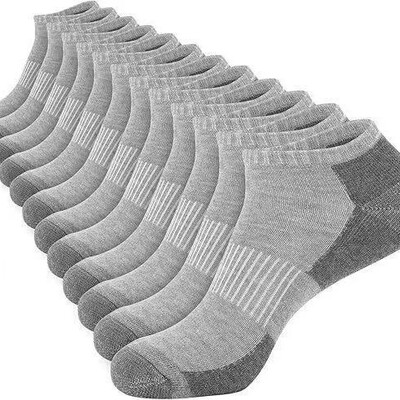 袜子男四季款透气运动浅口短筒袜