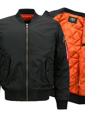 Bomber Jacket Men Thick Warm Autumn Man coat Winter big size