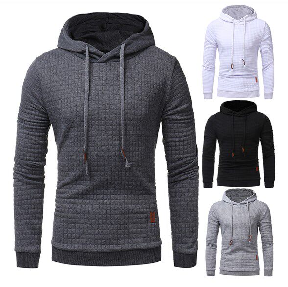 连帽卫衣男黑白灰外套autumn white gray black hoodie men coat在类目 男装, 卫衣中 - 来自Buy2taobao.com提供专业的淘宝代购服务