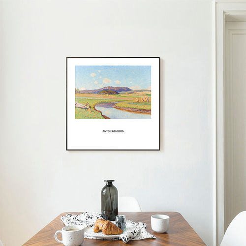 现代简约抽象风景客厅背景墙装饰画玄关走廊餐厅壁画卧室书房挂画
