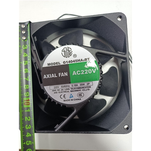 全新G14045HA2BT 220V双滚珠轴承大风量散热风扇机箱机柜风机35W