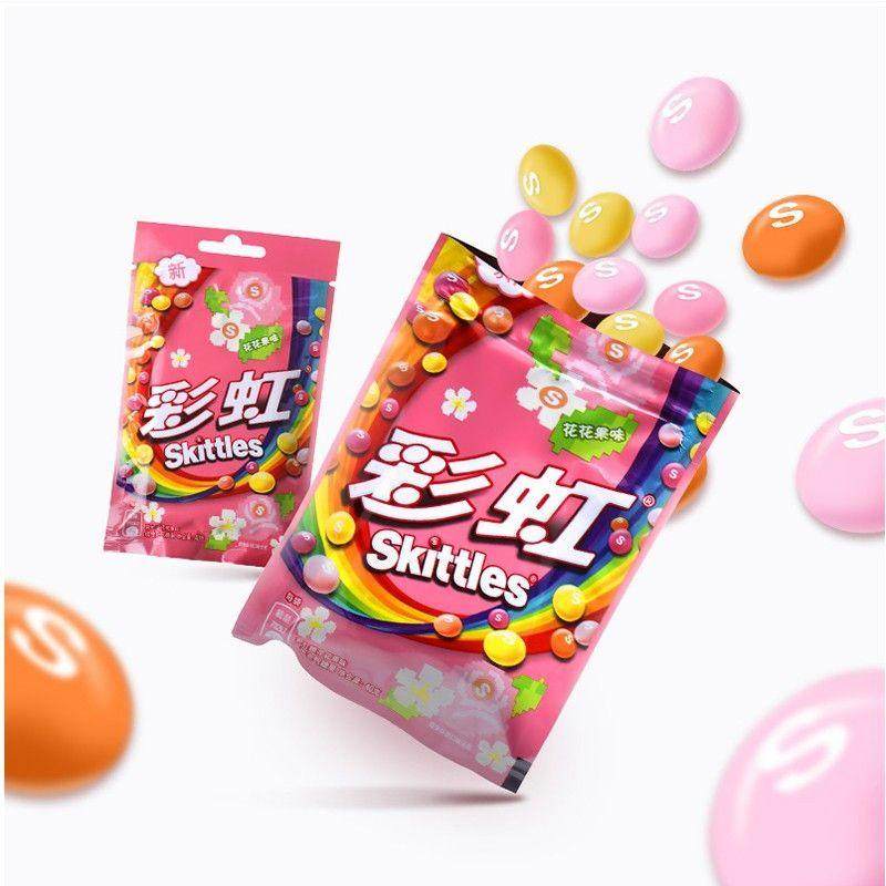 彩虹糖花花果味儿童软糖