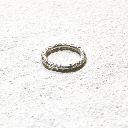 雕花细戒指银饰戒指925银