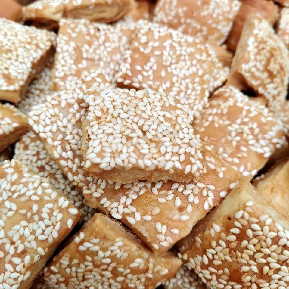 河北涿州特产老陈家烧饼传统小吃休闲食品10袋x200克