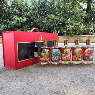 绍兴塔牌冬藏黄酒礼盒装488ml*5瓶半干型15度绍兴黄酒绍兴特产