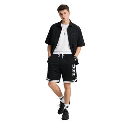 STNP美式美国队USA复古四分裤