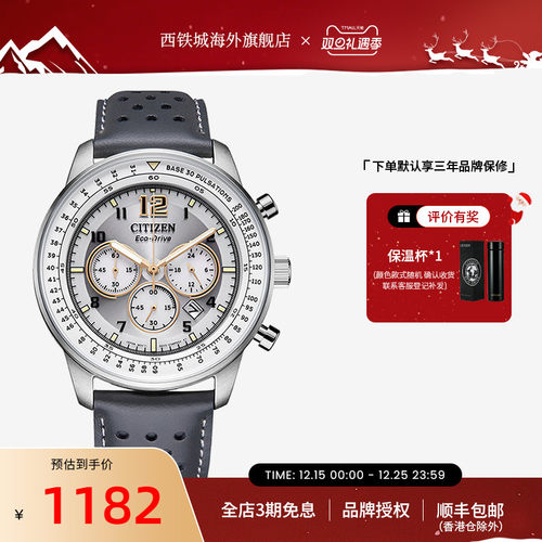 西铁城新款飞行员系列ca4500腕表