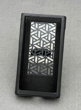 MTOCASE定制 适用于FiiO飞傲 M15S 真皮保护套 细纹牛皮黑色