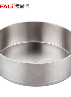 实心2.5MM加厚304不锈钢迷你韩式碟一体成型拉丝碟子烧烤碟调料碟