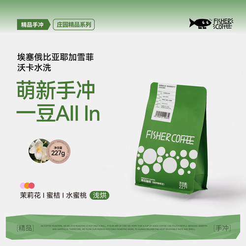 埃塞耶加雪菲水洗手冲咖啡豆SOE