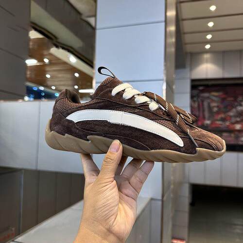 男鞋2026新款夏季复古低帮阿甘运动板鞋软底轻便休闲赛车德训潮鞋