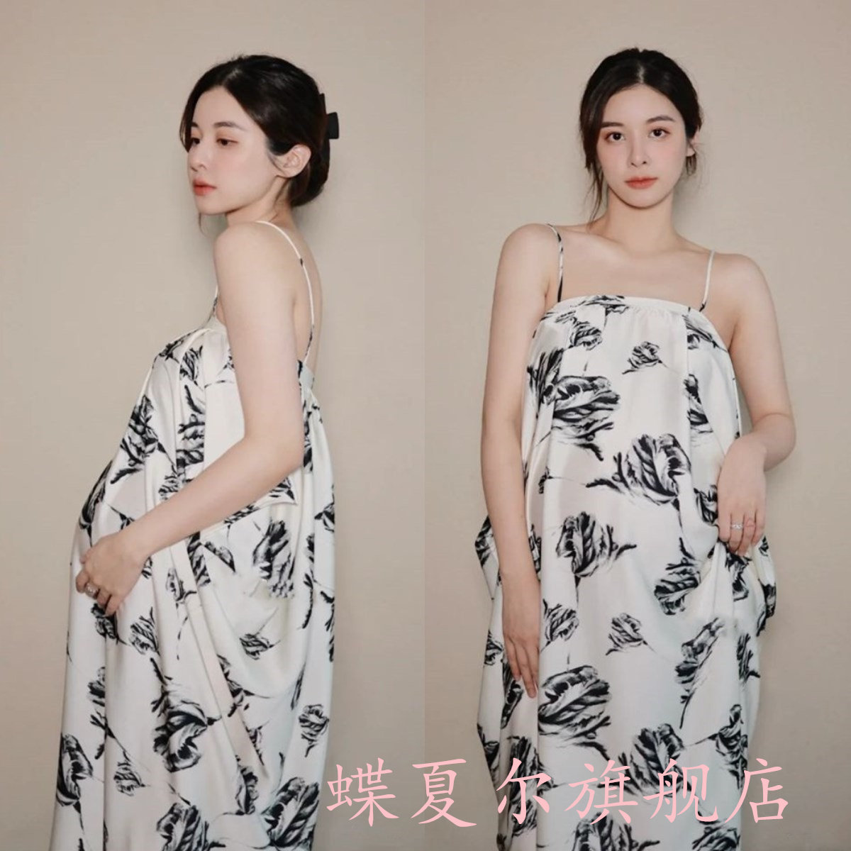影楼新款孕妇拍照服装写真连衣裙