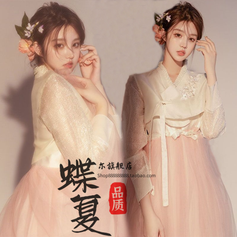 影楼新款孕妇拍照衣服宫廷风长裙