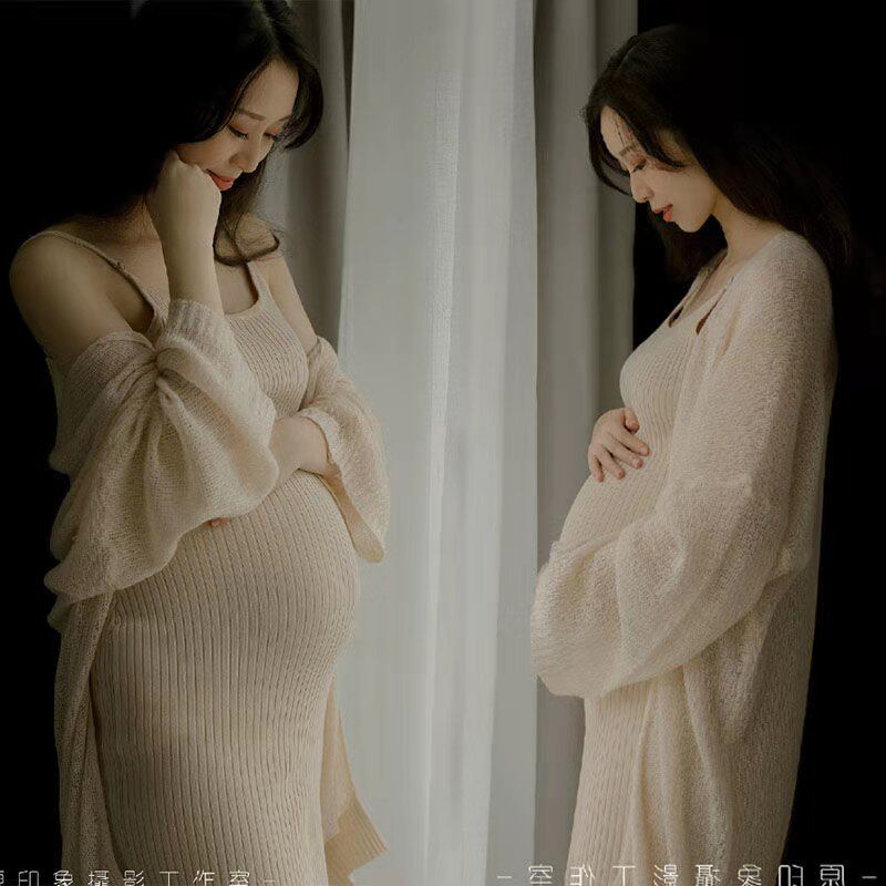 임산부 사진 테마 사진 의류 예술 사진 의류 엄마 예술 사진 의류 사진 스튜디오 용품