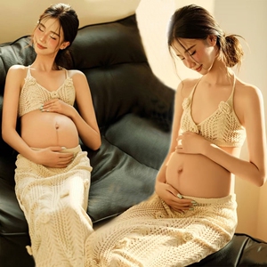 居家露肚高级写真摄影的服饰