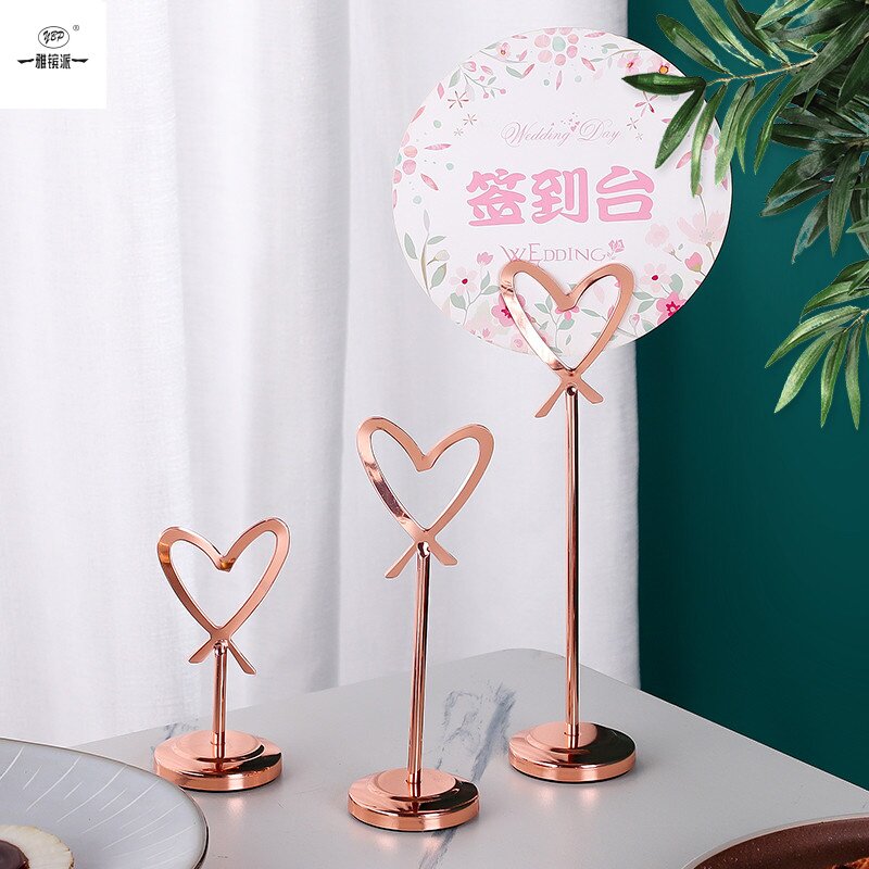 菜品价格牌立式桌号牌夹不锈钢餐牌架餐厅台卡婚礼桌牌菜牌夹展示