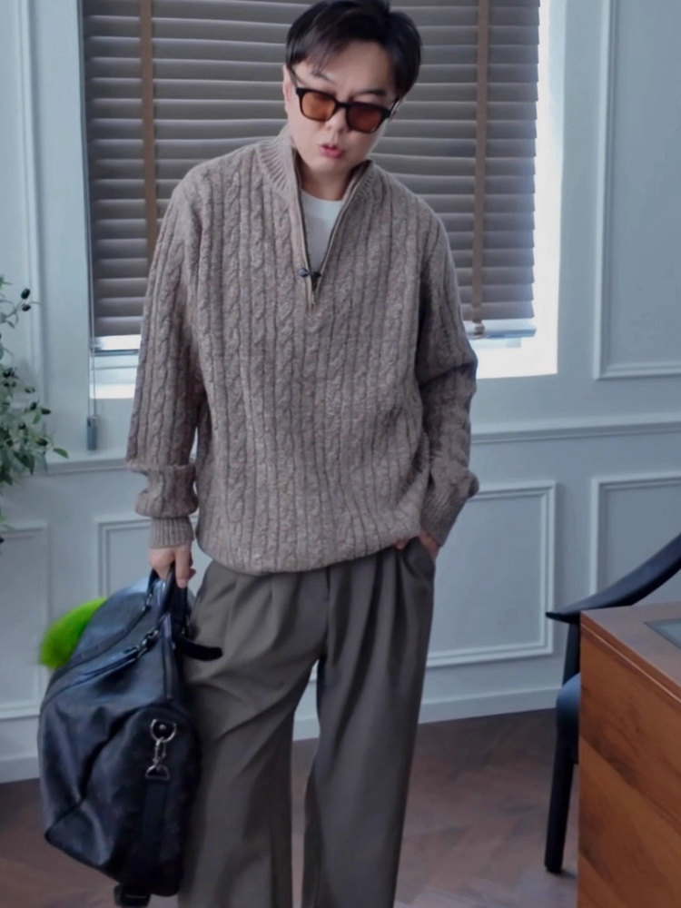 Men's Fleece Lined Suit Pants: 2-Layer Thermal Winter Slacks - Buy from Taobao, China | Shopme Agent