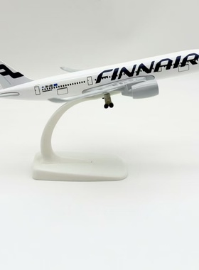 19cm芬兰航空FINNAIR空客机A350合金仿真飞机模型金属航模带轮子