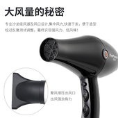 火之凤8690黑色吹风机2200W恒温冷热风家用理发店专用小巧静音
