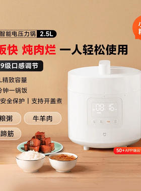 小米米家智能电压力锅2.5L多功能