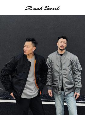 美式休闲MA1新款飞行夹克秋冬三防加厚棉服硬汉棒球服百搭