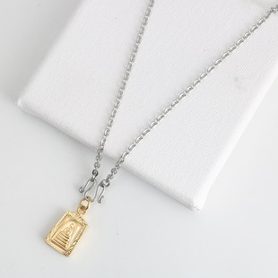 关公观音佛祖吊坠挂链不锈钢泰国佛牌链配链锤十字链钛钢男女项链