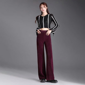 子中老年直筒裤 女士加厚显瘦休闲裤 2025秋季 吉雅妈妈裤 新款 洋气