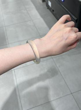 冰透月光石英岩玉髓玛瑙手镯女款