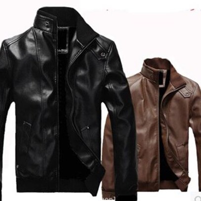 Men big yards of locomotive leather jacket add soft nap外套|msdalam kategori Pakaian Lelaki, pakaian kulit - dari Buy2taobao.com untuk memberikan perkhidmatan ejen Taobao profesional membeli