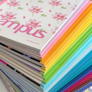 日本KOKUYO国誉限定款Campus加藤木蝴蝶结笔记本子8mm点线横线A5软面抄B5无线装订笔记本大学生记事本文具