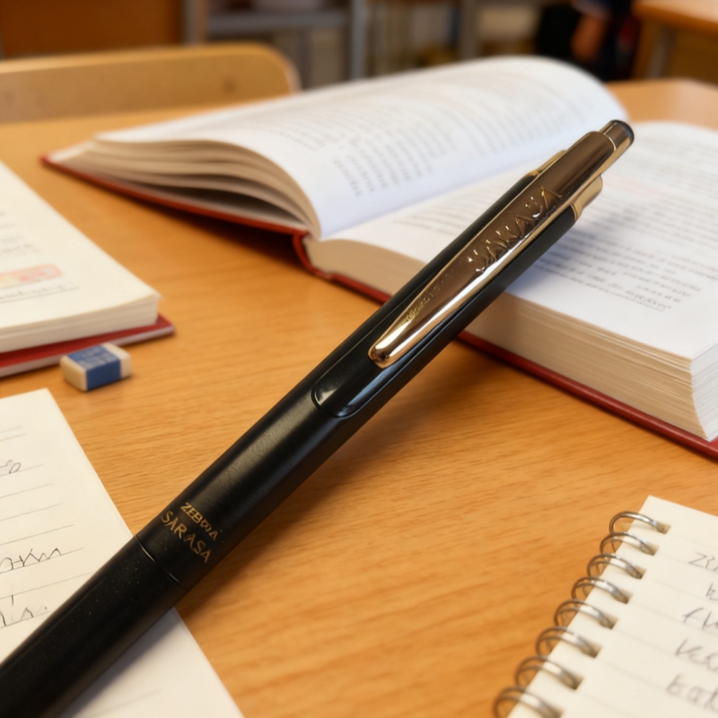 斑马素色黑白JJ57中性笔高级感