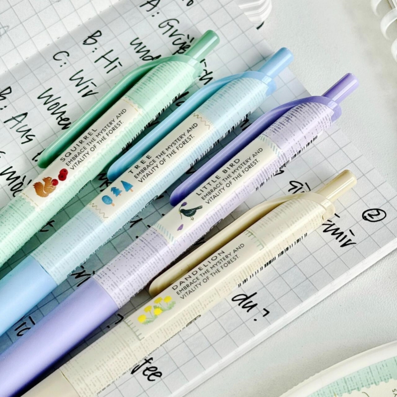 KOKUYO国誉按动高颜值中性笔木野