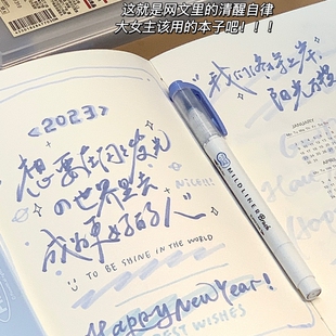 日本zebra斑马brush双头荧光笔WFT8学生用双头记号笔彩色粗划重点标记笔WKT7粗细两用软毛笔水彩手账设计