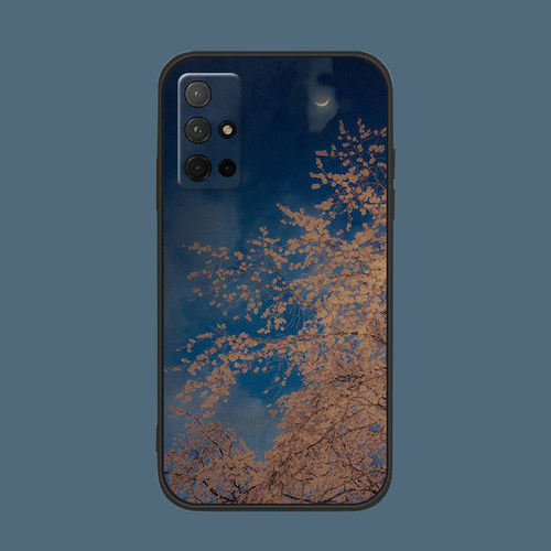 适用于硅胶防摔手机壳v40荣耀50se/30s/20/60pro/9i/v8月上树梢国风