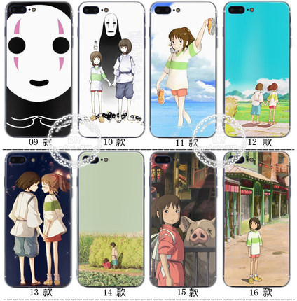 适用于华为11/X7plus 12 13手机软壳p10mate9荣耀9宫无脸男千与千寻