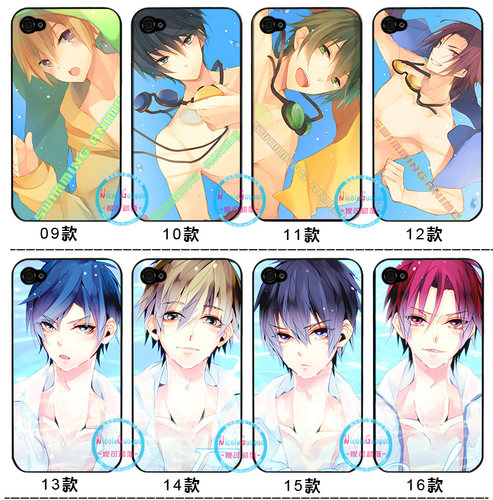 Free男子游泳部13 plus手机壳iphone12/11pro适用于七濑遥/橘真琴