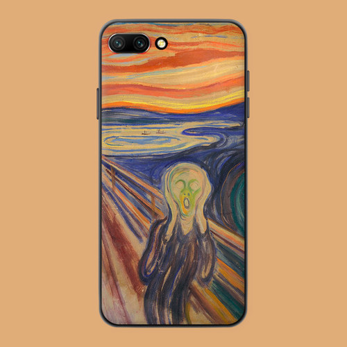 适用于呐喊荣耀v30Pro/20s手机壳60/50se欧美油画艺术v40复古美术软