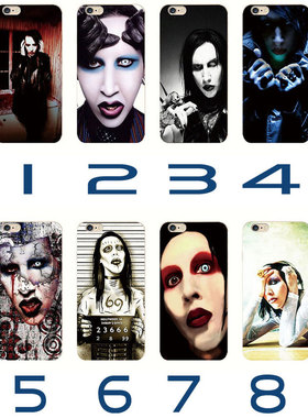 适用于iphonexs/7pluss8荣耀9VIVOX9小米手机壳乐队玛丽莲曼森三星