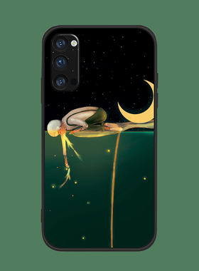 适用于硅胶oppo手机壳r17/renopro/5/7可爱卡通人物findx3仙气ace2