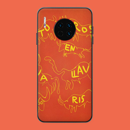 适用于毕加索艺术手机壳华为mate40牛复古艺术20x美术生30抽象派10