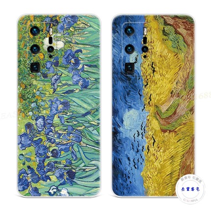 适用于大师油画华为p30手机壳P60P50p40p20pro+印象派梵高P10P9plus抽象文艺女款软e十art