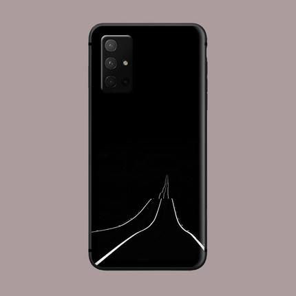 适用于创意小众荣耀v40/v30pro手机壳50se/20s磨砂60简约公路冷淡风