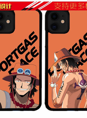 适用于华为Onepiece海贼王纪念火拳艾斯手机壳苹果11PROXSMAX78P30
