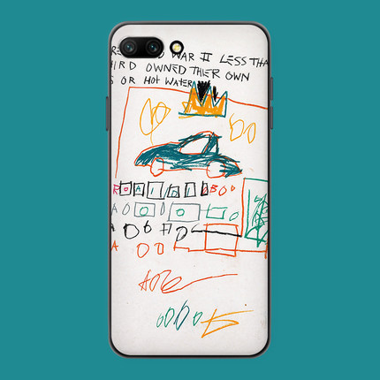 适用于涂鸦艺术荣耀30/50se手机壳20s/60文艺v30pro/v40/v9磨砂防摔