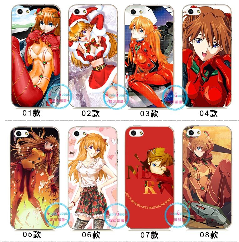 适用于动漫新世纪福音战士EVA明日香xiphone12 7 8 plus壳手机13 se