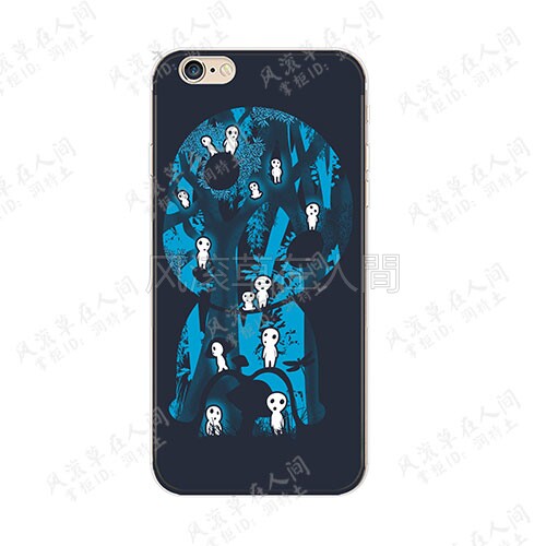 适用于iphonexs苹果11pro壳手机宫崎骏物之幻姬幽灵公主精灵