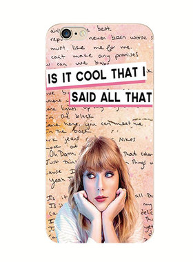 泰勒斯威夫特TaylorSwift霉霉适用于X苹果6811pro荣耀9OPPO壳手机