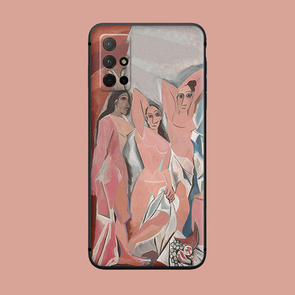 适用于荣耀手机壳50/30s/20pro/10磨砂软v40/v30欧美油画v8毕加索60