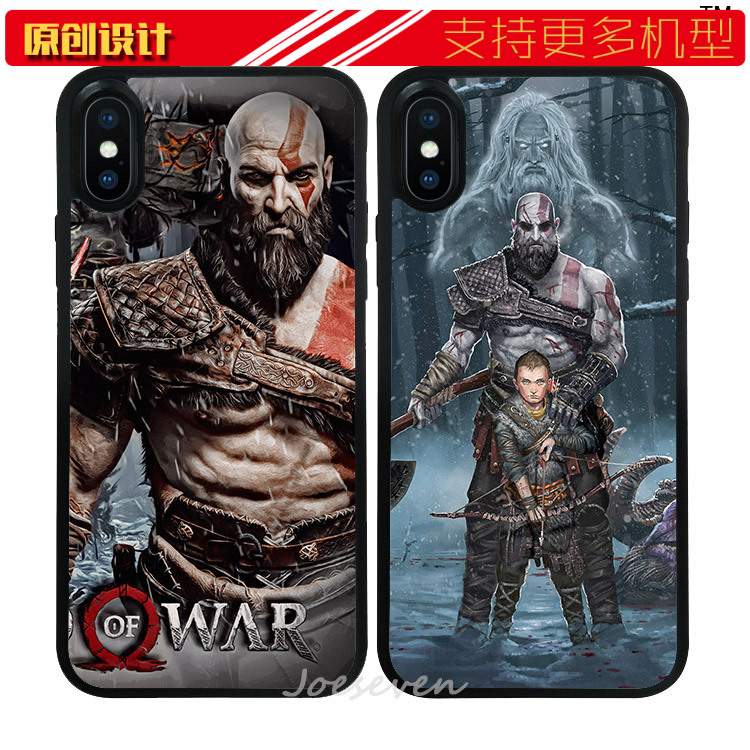 适用于华为GODOFWAR战神4手机壳防摔XSMAX苹果11PRO软11pro男XR12