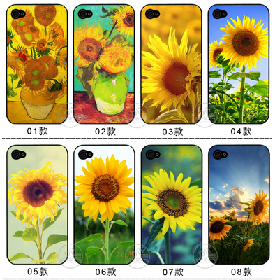 适用于华为向日葵iPhone8手机壳磨砂12/13/ plusr9硅胶iphone7/xmi